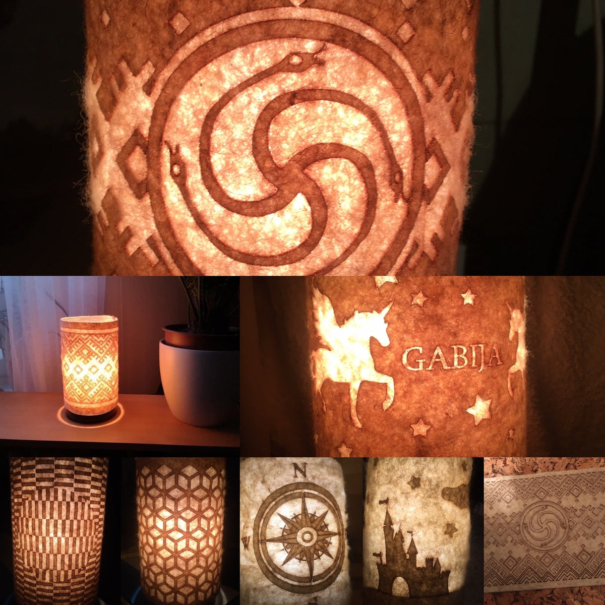 Lampe Feutrée - mandalaine.fr